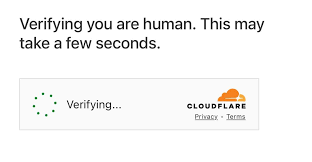 Cloudflare human verification widget (Turnstile-style check)